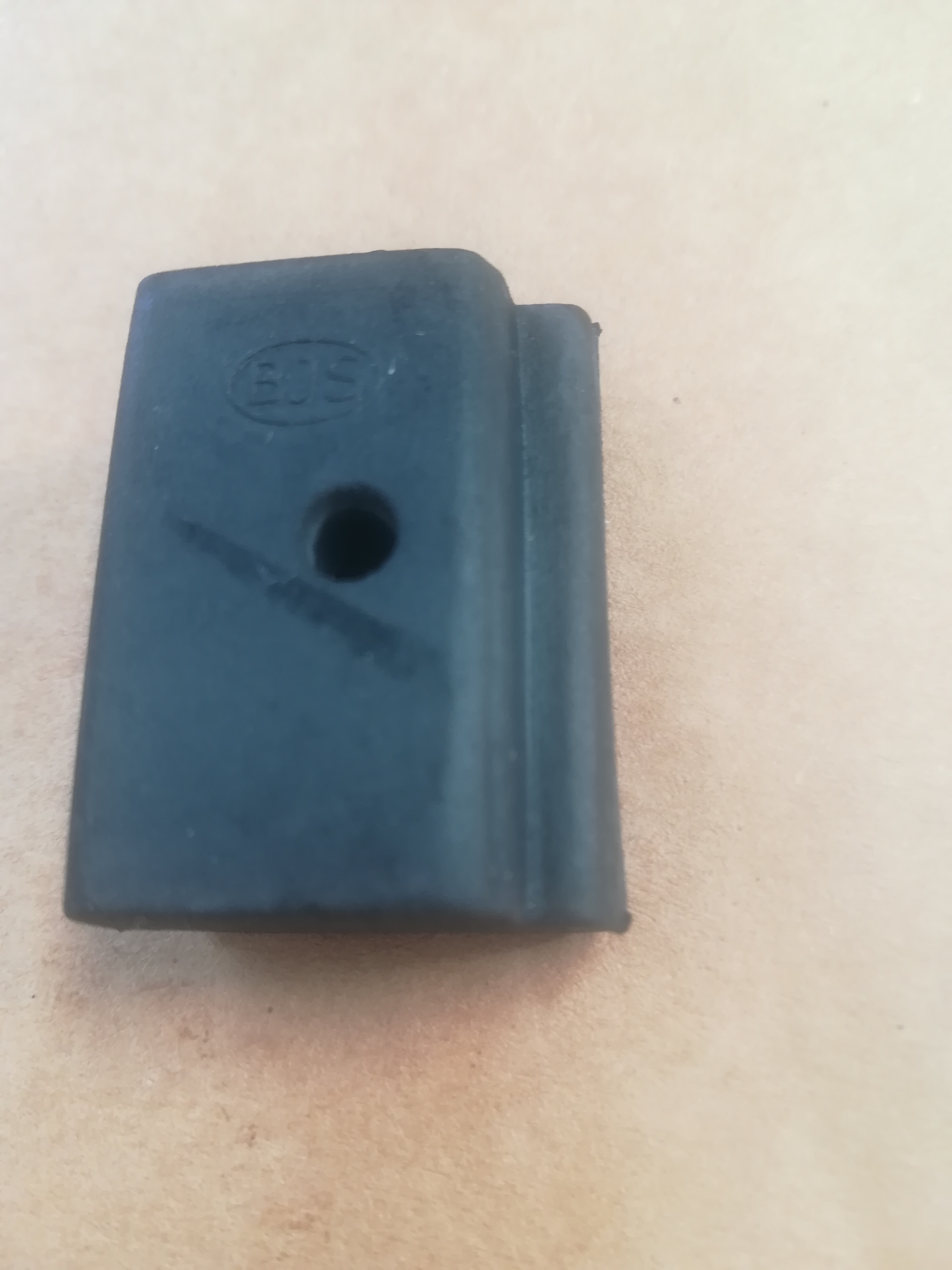 Product image: LAND ROVER SERIES 2 / 2A / 3 REAR TAILGATE BUFFER UK MADE